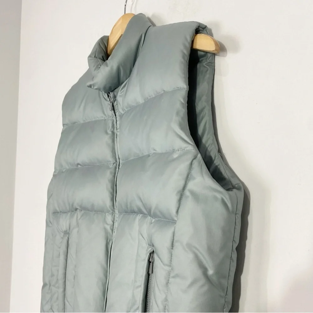 BANANA REPUBLIC Goose Down Puffer Vest Blue Gray